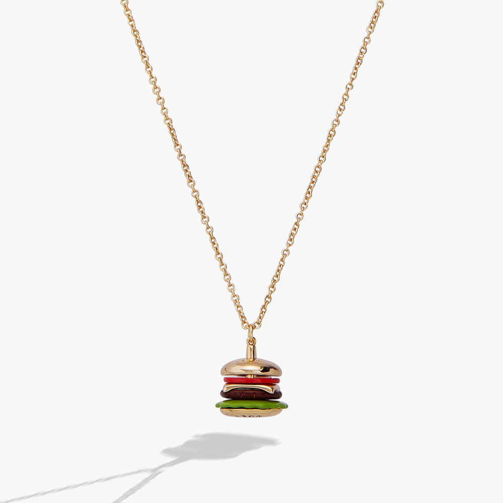 Hot Grill Summer 'Bun In A Million' Hamburger Pendant, Necklaces, $ 48.00, A Moment Of Now™