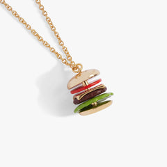 Hot Grill Summer 'Bun In A Million' Hamburger Pendant, Necklaces, $ 48.00, A Moment Of Now™