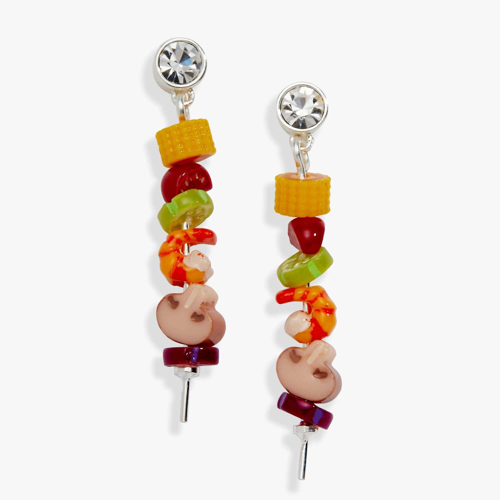 Hot Grill Summer Skewer Drop Earrings, Earrings, $ 44.00, A Moment Of Now™