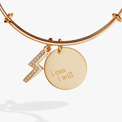 “I Can, I Will” Duo Charm Bangle, Bracelets, $ 34.00, A Moment Of Now™