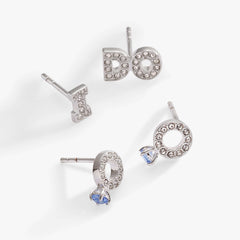 Bridal “I Do” Stud Earring Set of 2, Earrings, $ 44.00, A Moment Of Now™