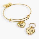 'I Love My Dog' Bangle & Pet Collar Charm Set of 2, Bracelets, $ 44.00, A Moment Of Now™