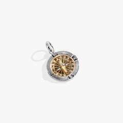 Interchangeable Two-Tone Compass Charm, Charms & Pendants, $ 24.00, A Moment Of Now™