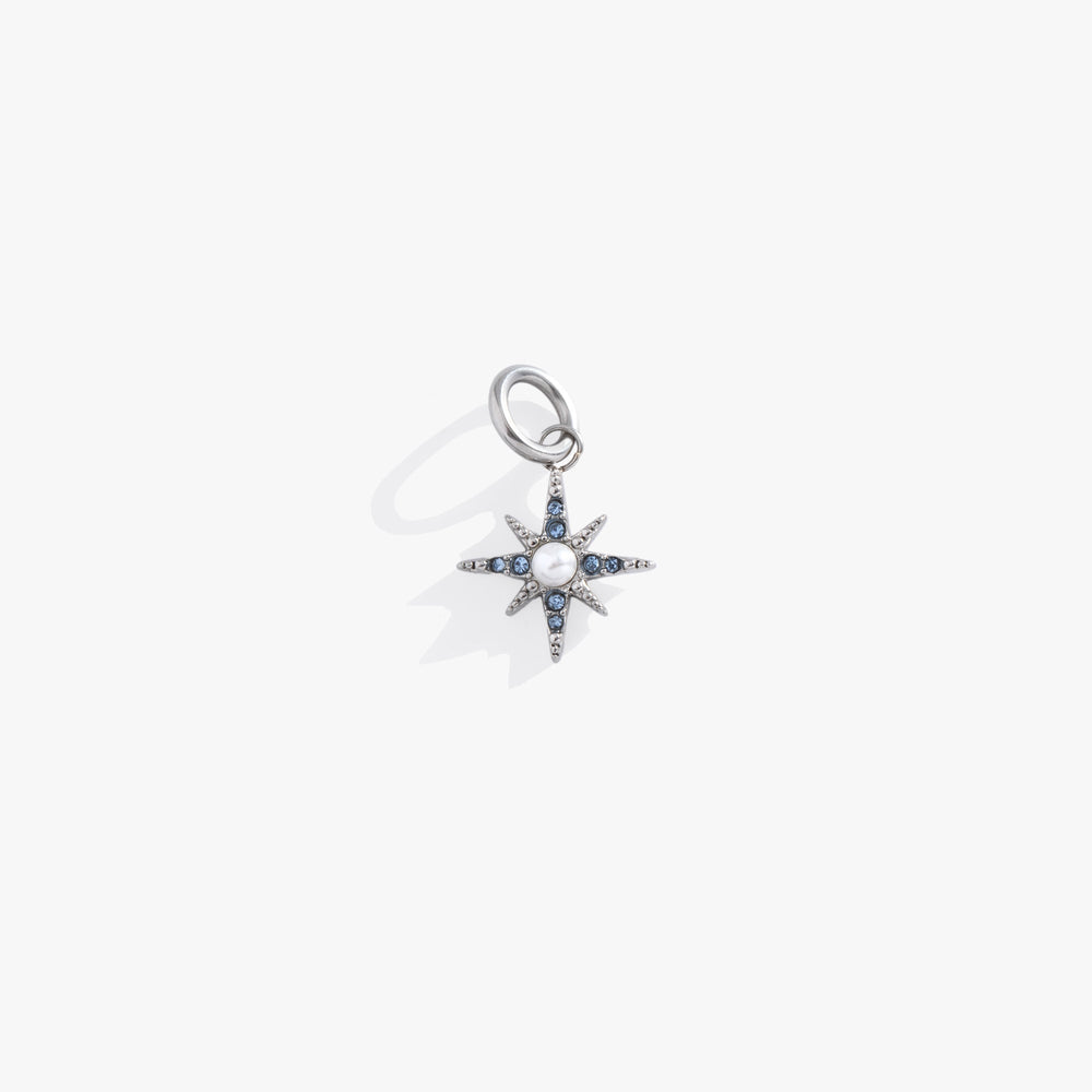 Crystal & Pearl North Star Interchangeable Charm, Charms & Pendants, $ 16.00, A Moment Of Now™