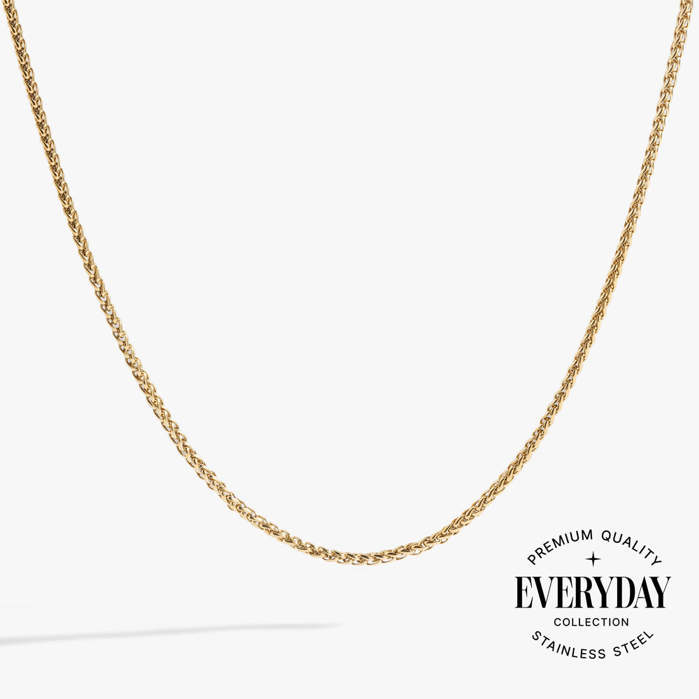 Wheat Chain Charm & Layering Necklace, Necklaces, $ 38.00, A Moment Of Now™