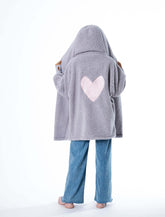 Classic Heart Sherpa Lounger Jacket