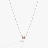 June Birthstone Precious Pendant Necklace