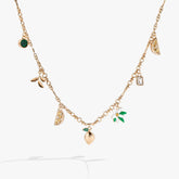 Lemon Multi-Charm Necklace | Boutique In USA, Necklaces, $ 28.90, A Moment Of Now™