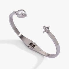 Crystal Teardrop and Star Cuff Bracelet, Bracelets, $ 23.90, A Moment Of Now™