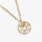Love and Luck Wheel Charm Necklace, Necklaces, $ 48.00, A Moment Of Now™