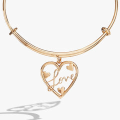 Love Script Bangle | Boutique In USA, Bracelets, $ 24.00, A Moment Of Now™