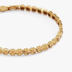 Lucky Clover Charm Tennis Bracelet, Bracelets, $ 68.00, A Moment Of Now™