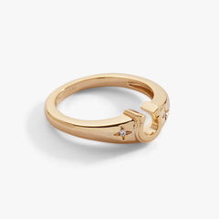 Lucky Horseshoe Ring, Rings, $ 28.00, A Moment Of Now™