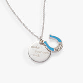 “Make Your Own Luck” Duo Charm Pendant Necklace | Boutique In USA, Necklaces, $ 29.90, A Moment Of Now™
