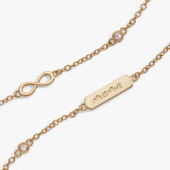 Mama Infinity Chain Double Strand Bracelet, Bracelets, $ 38.00, A Moment Of Now™