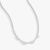 Mama Crystal Tennis Necklace, Necklaces, $ 18.90, A Moment Of Now™