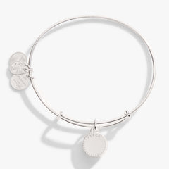 March Birthstone Charm Bangle, Aquamarine, Bracelets, $ 28.00, A Moment Of Now™