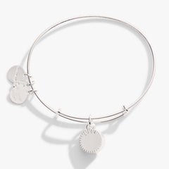 May Birthstone Charm Bangle, Emerald, Bracelets, $ 28.00, A Moment Of Now™