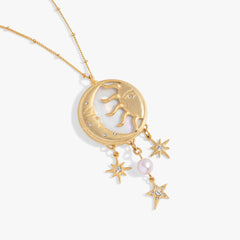 Moon and Sun Multicharm Necklace, Necklaces, $ 28.90, A Moment Of Now™