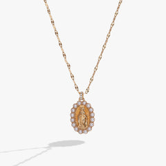Divine Guides Mary Pendant Necklace, Necklaces, $ 44.00, A Moment Of Now™