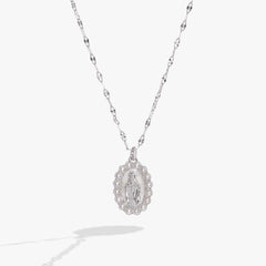 Divine Guides Mary Pendant Necklace, Necklaces, $ 44.00, A Moment Of Now™