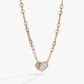 Heart Mother of Pearl Toggle Necklace, Necklaces, $ 48.00, A Moment Of Now™