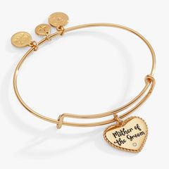Mother of the Groom Heart Bangle, Bracelets, $ 24.00, A Moment Of Now™