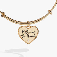Mother of the Groom Heart Bangle, Bracelets, $ 24.00, A Moment Of Now™