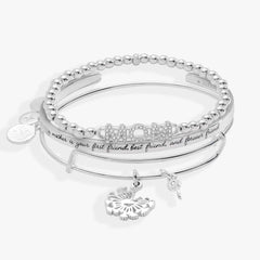 Mom Dandelion Bangle Set of 3, Bracelets, $ 68.00, A Moment Of Now™