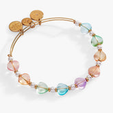 Colorful Heart Beaded Bangle, Bracelets, $ 28.00, A Moment Of Now™