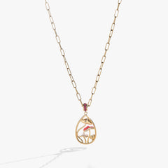 Mushroom Pendant Necklace | Boutique In USA, Necklaces, $ 48.00, A Moment Of Now™