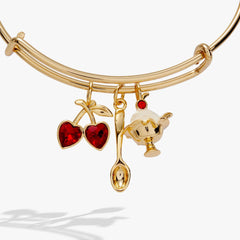 'My Cherry Amour' Ice-Cream Sundae Multi Charm Bangle, Bracelets, $ 38.00, A Moment Of Now™