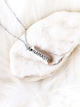 Namaste Engraved Pendant Yoga Buddha Necklace, Necklaces, $ 9.99, A Moment Of Now™