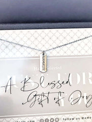 Namaste Engraved Pendant Yoga Buddha Necklace, Necklaces, $ 9.99, A Moment Of Now™