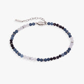 Blue Ombre Semi-Precious Beaded Anklet, Anklets, $ 38.00, A Moment Of Now™
