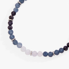Blue Ombre Semi-Precious Beaded Anklet, Anklets, $ 38.00, A Moment Of Now™