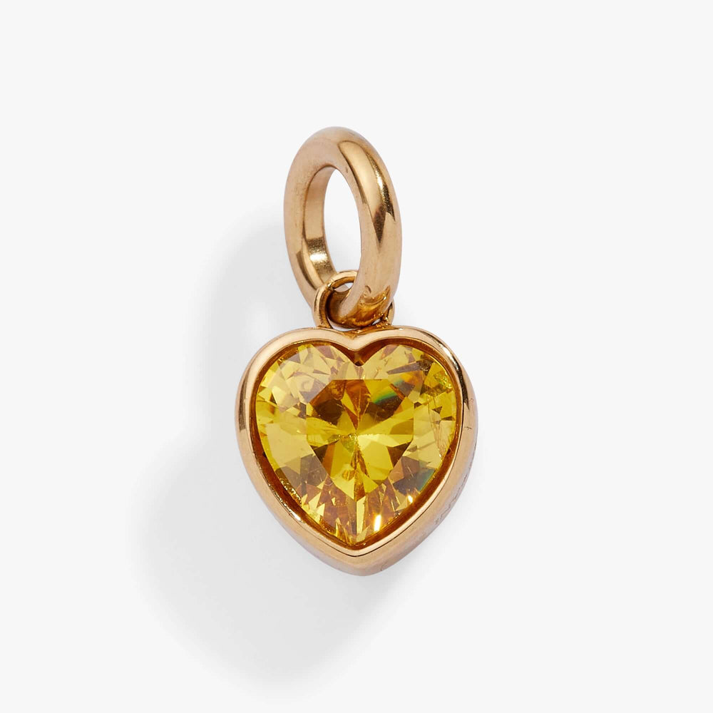 November 'Balance' Heart Birthstone Charm, Charms & Pendants, $ 16.00, A Moment Of Now™