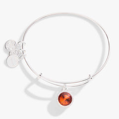 November Birthstone Charm Bangle, Topaz, Bracelets, $ 28.00, A Moment Of Now™