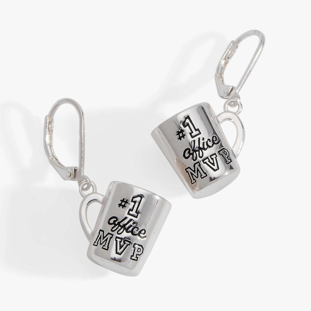 #1 'Office MVP' Mug Earrings, Earrings, $ 34.00, A Moment Of Now™