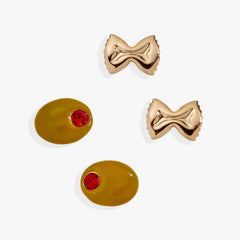 Pasta Girl Stud Earrings Set Of 2, Earrings, $ 44.00, A Moment Of Now™