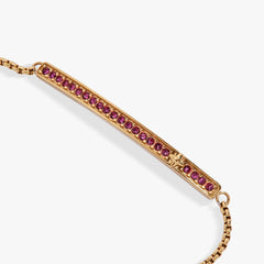 February Everyday Birthstone Pave Bolo Bracelet, Bracelets, $ 38.00, A Moment Of Now™