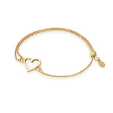 Heart Pull Chain Bracelet, Bracelets, $ 88.00, A Moment Of Now™