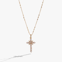 Divine Guides Cross Pendant Necklace, Necklaces, $ 21.90, A Moment Of Now™