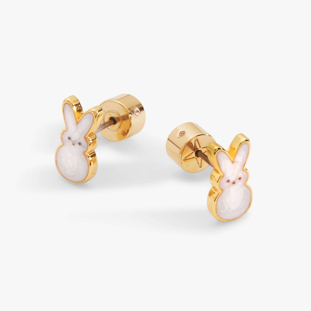 PEEPS® White Pearlized Bunny Studs, Earrings, $ 24.00, A Moment Of Now™