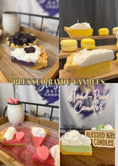 Hand-Poured Pie Candle Slices