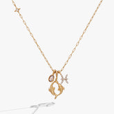 Pisces Zodiac Charm Cluster Necklace | Boutique In USA, Necklaces, $ 54.00, A Moment Of Now™