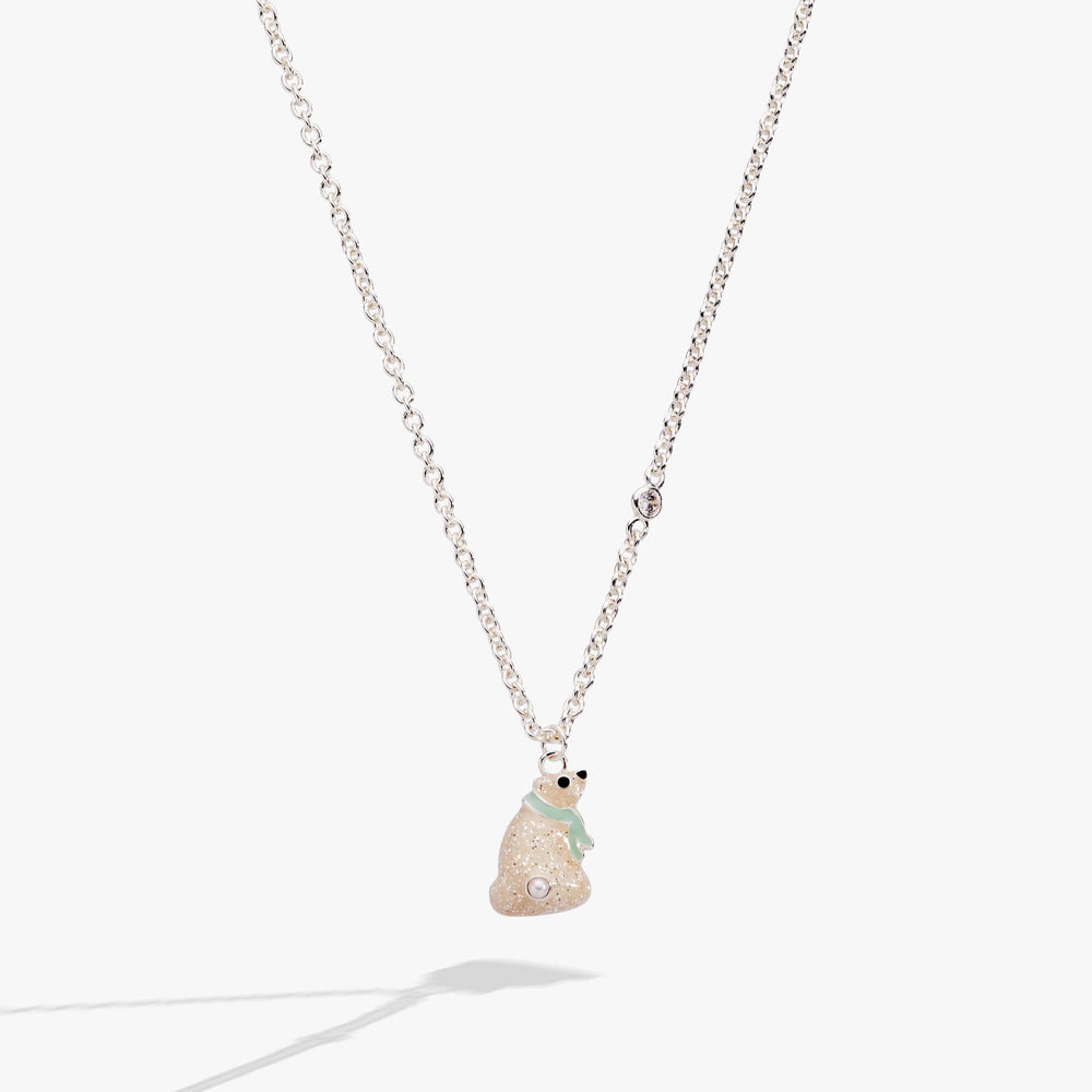 Polar Bear Pendant Necklace, Necklaces, $ 44.00, A Moment Of Now™