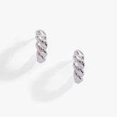 Puffy Rope Textured Huggie Hoop Earring, Earrings, $ 28.00, A Moment Of Now™