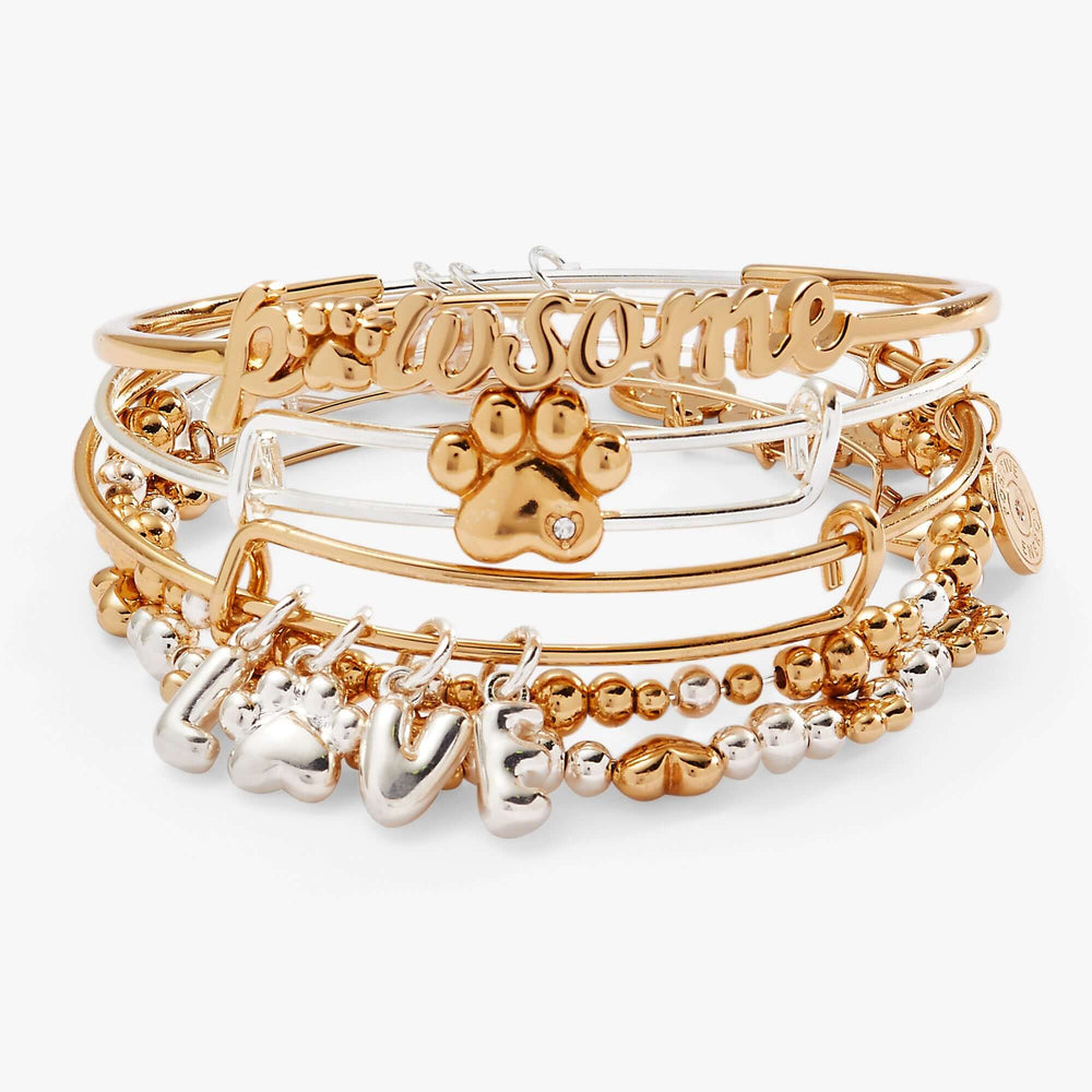 Puppy Love Bangles Set of 5, Bracelets, $ 98.00, A Moment Of Now™