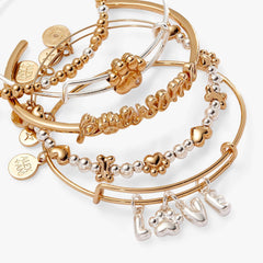 Puppy Love Bangles Set of 5, Bracelets, $ 98.00, A Moment Of Now™
